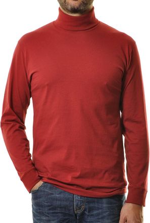 Ragman mens undershirt turtleneck, wine red, 3XL