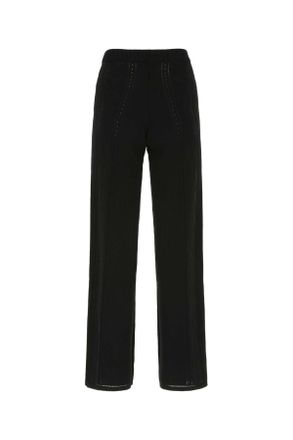 Marine Serre P119ss22w 00 Exterior: Viscose Nylon Pantaloni Trousers