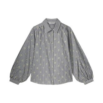 Summum Dames, Blouses & Shirts, Grijs, Maat: XL Katoen