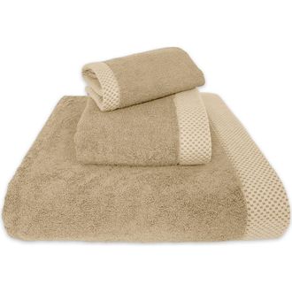 BedVoyage Luxury Viscose Odor & Mildew Resistant Towel Collection, 3pc Set in Champagne at Nordstrom