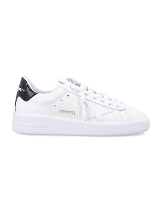 Golden Goose White Pure Star Leather Sneakers