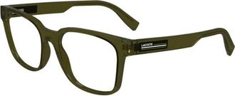 Lacoste Square Full Rim Eyeglasses - Green