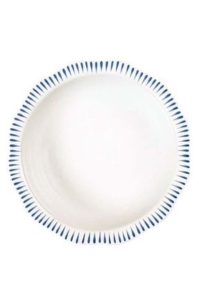 Juliska Sitio Stripe Serving Bowl in Whitewash/Delft Blue at Nordstrom