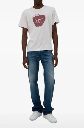 A.P.C. Tshirt Manches Courtes Pomme Gots