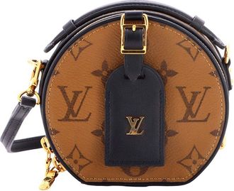 Louis Vuitton Mini Boite Chapeau Bag Reverse Monogram (Authentic Pre-Loved)