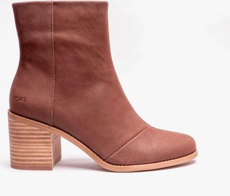 Toms Toms EVELYN Womens Boots Chestnut - Brown - Size UK 8
