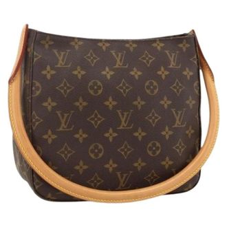 Louis Vuitton Pre-owned Looping MM Schoudertas - Dames - Pre-owned - Bruin - Maat: ONE Size
