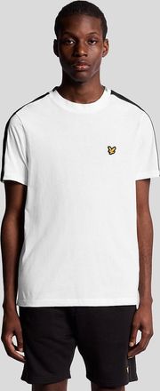 Lyle & Scott Lyle And Scott Mens Sports Tape T-Shirt - White - Size: 40