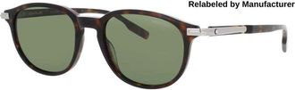 Montblanc Green Oval Mens Sunglasses MB0276S 002 52