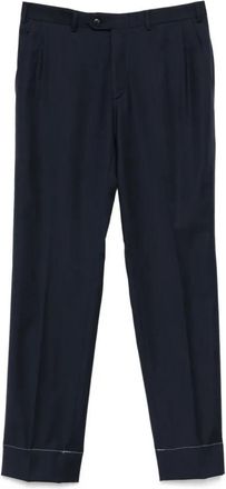 Brioni Uomo, Pantaloni, Blu, XL, new