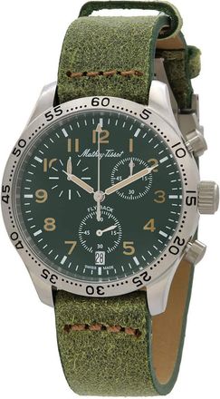Mathey-Tissot Type 21 Chronograph Green Dial Mens Watch H1821CHALV