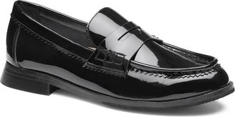 Johnston & Murphy Gillian Patent Leather Penny Loafer in Black Patent Leather at Nordstrom, Size 8.5