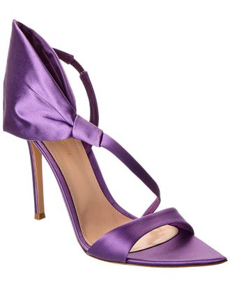 Gianvito Rossi Dositea 105 Satin Slingback Sandal