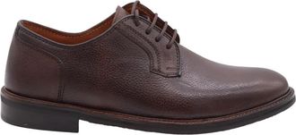 Ambiorix Klassieke Leren Schoen Nogaro - Heren - Veterschoenen - Bruin - 46 EU - Schoenen