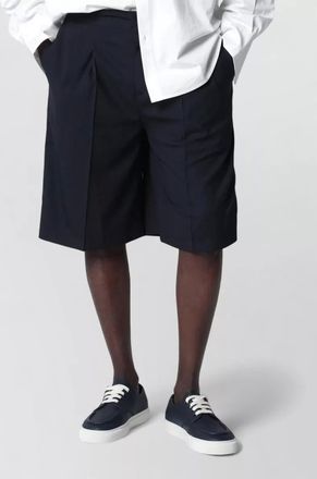 Pantaloni Torino tailored knee length pleated trousers