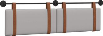 vidaXL Cabecero Colgante Gris Nube Pu Antiguo Vidaxl