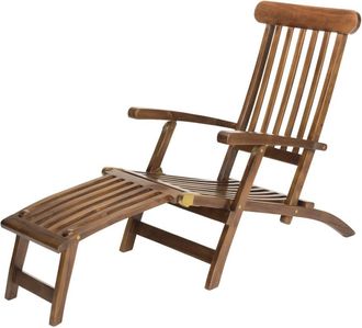 Macabane Div&aacute;n de jard&iacute;n de madera de teca aceitada