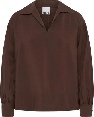 Ichi Camicia Ihtamary - - Blouses & Shirts - Donna - Marrone - M