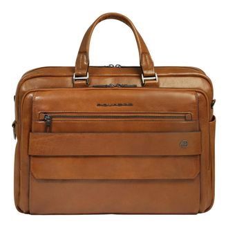 Piquadro Personaliseerbare Laptop Tas 15-6 - Heren - Laptoptassen - Beige - ONE Size - Katoen - Tassen