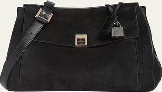 Tom Ford Smooth Suede Shoulder Bag