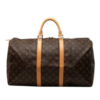 Louis Vuitton Pre-owned Weekend Bags, female, Brown, Size: ONE SIZE Pre-owned Keepall 50