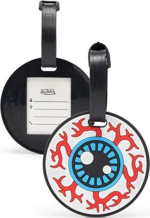 Von Dutch Vision 2-Piece Suitcase ID Tag Set with Adjustable Straps at Nordstrom