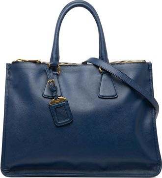Prada Pre-owned Prada Saffiano Double Zip Open Convertible Tote 7IO29W0CERFUOVN5