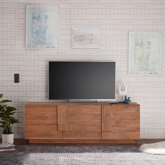 Calicosy Calicosy - Porta Tv 3 Ante Linea Sax In Finitura Rovere Mercure
