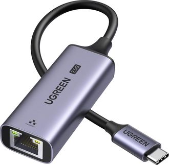 OEM Adaptador Usb-c A Rj45 Ethernet 2.5 Gigabit Lan Compatible Con Iphone 17 Pro Max, Air 16, 15, Macbook Air M3, M2, M1, Ipad 2024, Surface Go, Galaxy S2