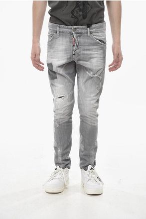 Dsquared2 Stretch Denim Jeans SEXY TWIST Low-Rise 14cm size 44