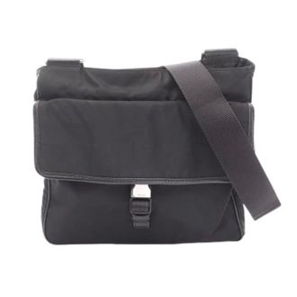 Prada Pre-owned Cross Body Bags, unisex, Black, Size: ONE SIZE Pre-owned Vintage Nylon Shoulder Bag