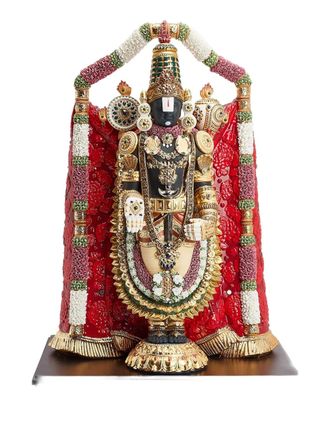 Lladro Lord Balaji sculpture (67cm x 45cm) - Red