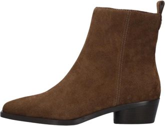 Stefano Lauran Enkellaars - Dames - Cowboylaarzen - Bruin - 42 EU - Su&egrave;de - Schoenen