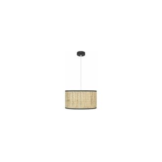 Fabrilamp Colgante Natasha 1xe27 Negro/ca&ntilde;izo Regx40x40 Cm - Fabrilamp