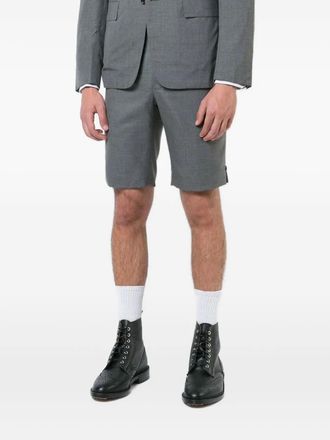 Thom Browne Super 120s twill tailored shorts - Grey