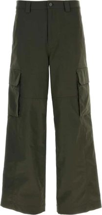 Valentino Garavani Cargo Broek - Heren - Wijde Broeken - Groen - L - Polyester - Broeken