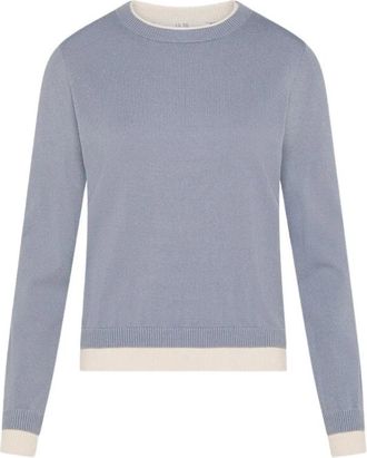 Seventy Maglia girocollo - Dames - Ronde hals truien - Blauw - M - Truien & Vesten