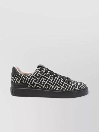 Balmain jacquard low-top sneakers
