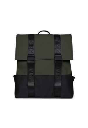 Rains Unisex Backpack in 100% Polyester Fabric Coated in Polyurethane, Model Trail MSN Bag W3, Dimensions: 39 x 36 x 15 cm, Capacity 21 Liters, Padded Inner