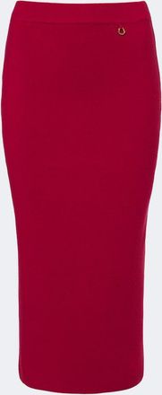Moncler Gonna midi in misto lana e cashmere
