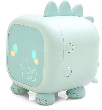 OEM Entrenador De Sue&ntilde;o, Despertador Infantil, Dinosaurio Luminoso, Led, Digital, Despertador, Luz Nocturna Con Temporizador