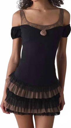 Zemeta Womens Mocha Move Dress In Black