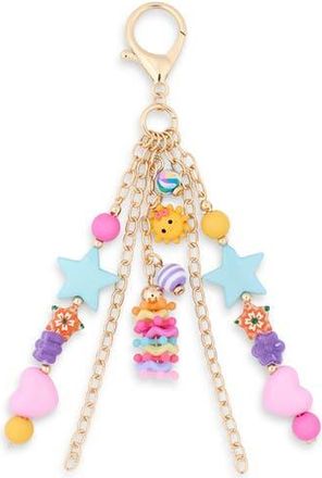 Leith Star Beaded Bag Charm in Pink Multi- Gold at Nordstrom Rack