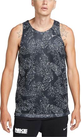 Nike Dri-FIT Standard Issue Reversible Basketball Jersey Black Grey FB7056-010