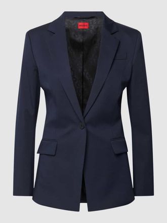 HUGO BOSS Blazer mit Reverskragen Modell Amegan in Dunkelblau, Gr&ouml;&szlig;e 36