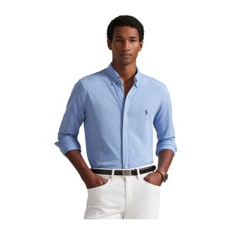 Polo Ralph Lauren Casual Overhemden - Heren - Casual Overhemden - Blauw - M - Katoen - Overhemden