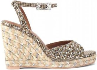 Kurt Geiger Platform Espadrille Wedge - Dames - Sleehakken - Beige - 40 EU - Schoenen