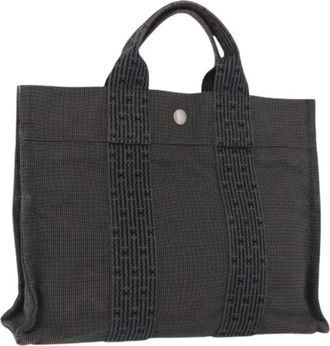 Herm&egrave;s Pre-owned Vintage Tote Bag - Dames - Vintage Shopper - Grijs - ONE Size - Vintage