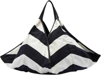 Chanel Pre-owned Canvas Tote - Dames - Vintage Schoudertas - Veelkleurig - ONE Size - Leer - Vintage