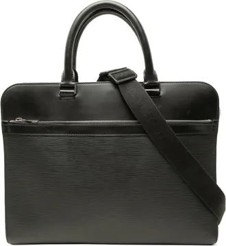 Louis Vuitton Epi Black Noir Leather Shoulder Bag (Pre-Owned)